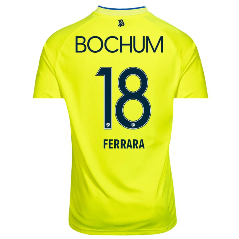 Danxen Criança Noah-Ali Ferrara #18 Verde Amarelo Camisola Guarda-Redes 2025/26 Camisa Brasil