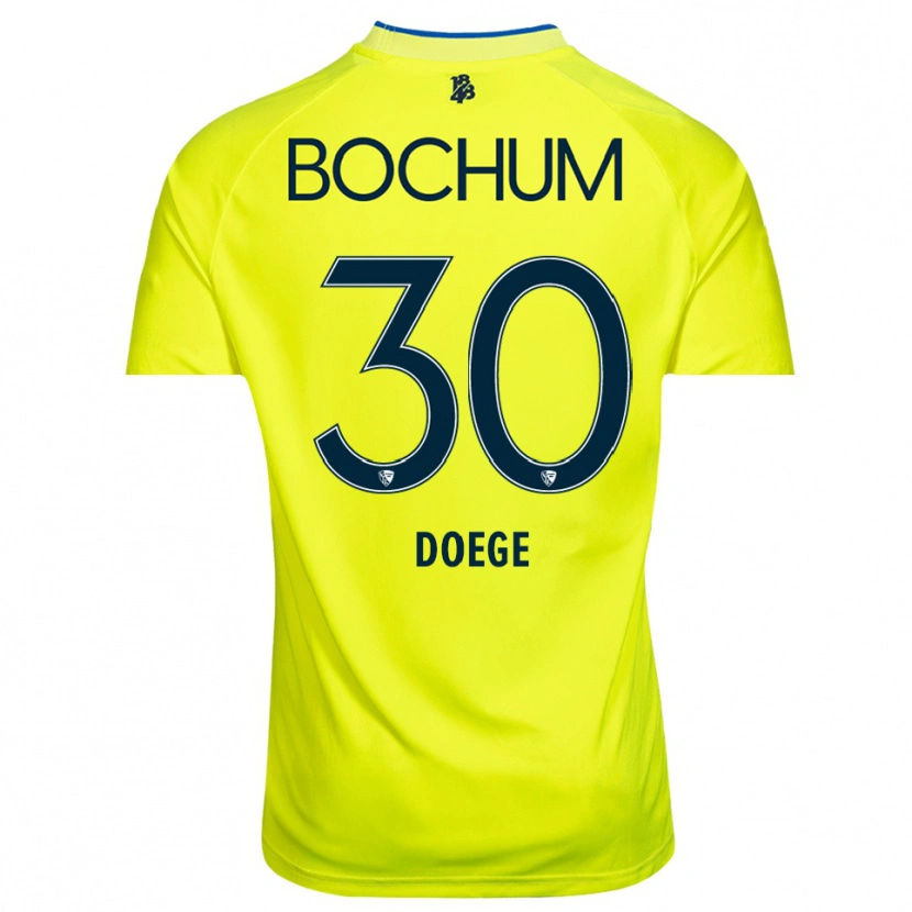 Danxen Criança Leonie Doege #30 Verde Amarelo Camisola Guarda-Redes 2025/26 Camisa Brasil