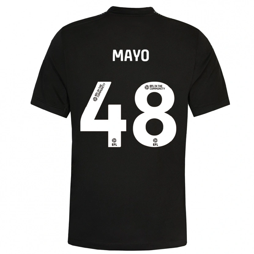 Danxen Criança Bradley Mayo #48 Preto Branco Camisola Guarda-Redes 2025/26 Camisa Brasil