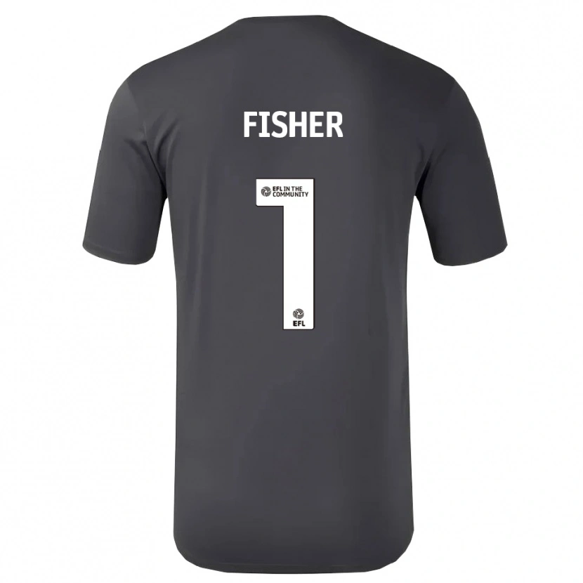 Danxen Criança Nathan Fisher #1 Branco Preto Camisola Guarda-Redes 2025/26 Camisa Brasil
