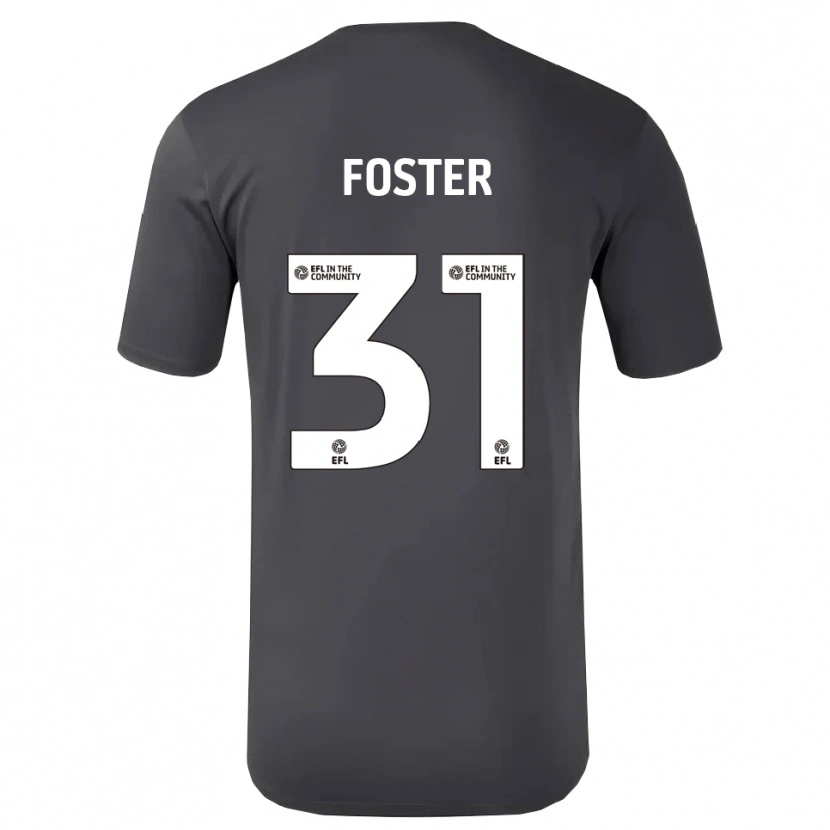 Danxen Criança Owen Foster #31 Branco Preto Camisola Guarda-Redes 2025/26 Camisa Brasil