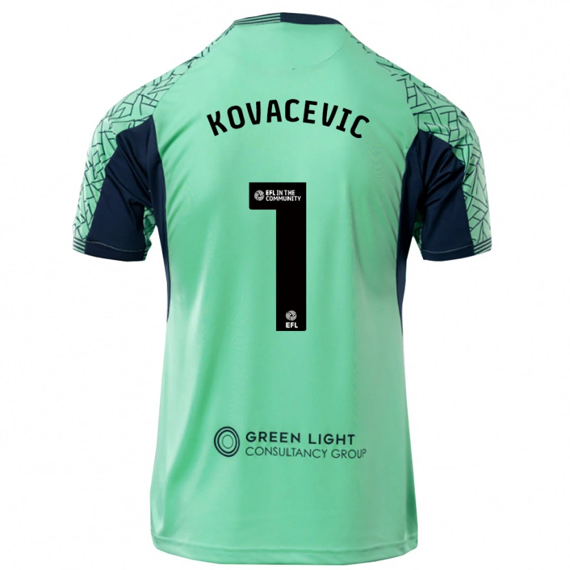 Danxen Criança Vladan Kovačević #1 Preto Ciano Camisola Guarda-Redes 2025/26 Camisa Brasil