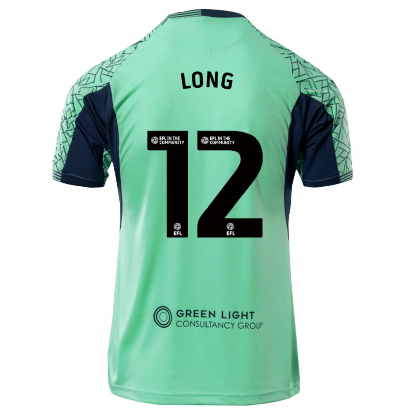 Danxen Criança George Long #12 Preto Ciano Camisola Guarda-Redes 2025/26 Camisa Brasil