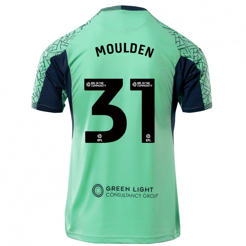 Danxen Criança Louie Moulden #31 Preto Ciano Camisola Guarda-Redes 2025/26 Camisa Brasil