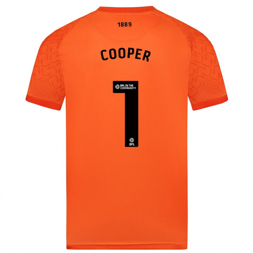 Danxen Criança Michael Cooper #1 Preto Laranja Camisola Guarda-Redes 2025/26 Camisa Brasil