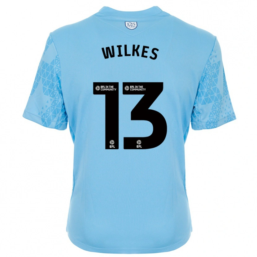 Danxen Criança Liam Wilkes #13 Preto Azul Céu Camisola Guarda-Redes 2025/26 Camisa Brasil