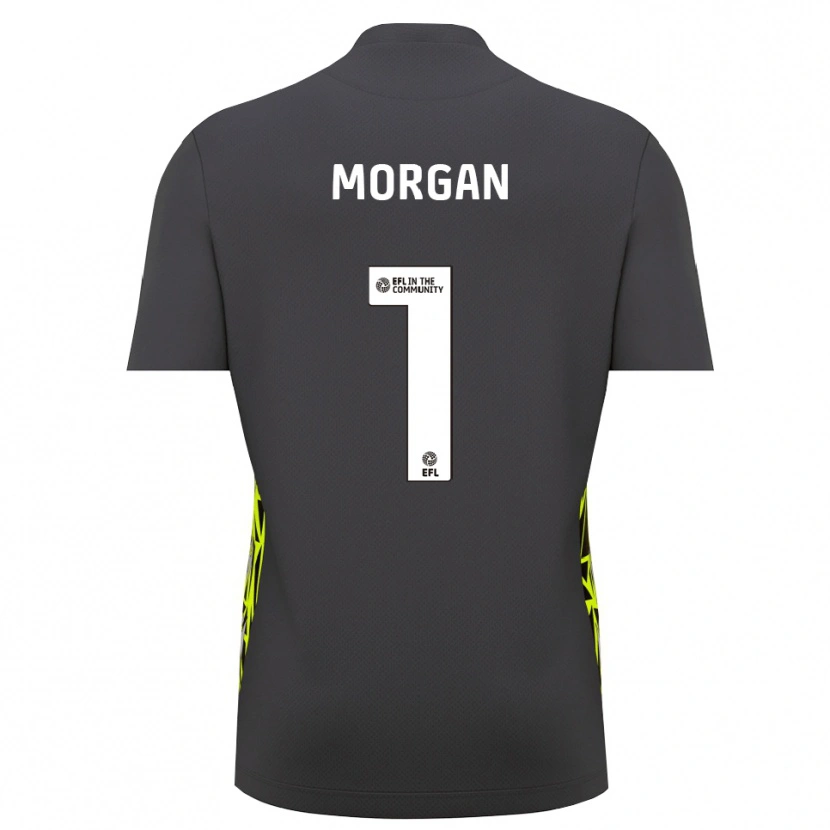 Danxen Criança Delyth Morgan #1 Verde Floresta Cinza Camisola Guarda-Redes 2025/26 Camisa Brasil
