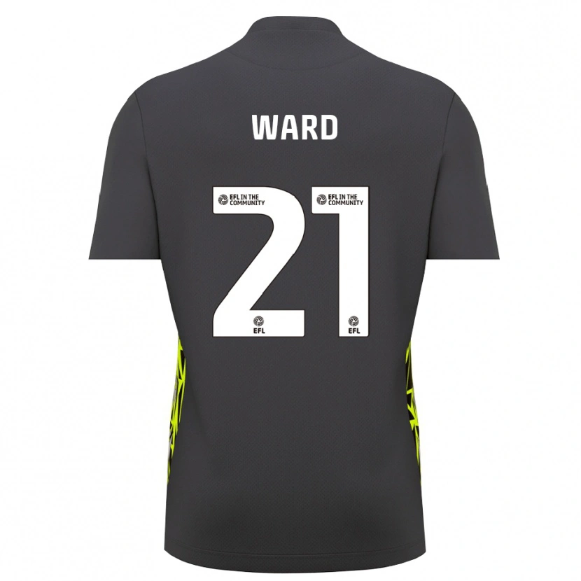 Danxen Criança Danny Ward #21 Verde Floresta Cinza Camisola Guarda-Redes 2025/26 Camisa Brasil