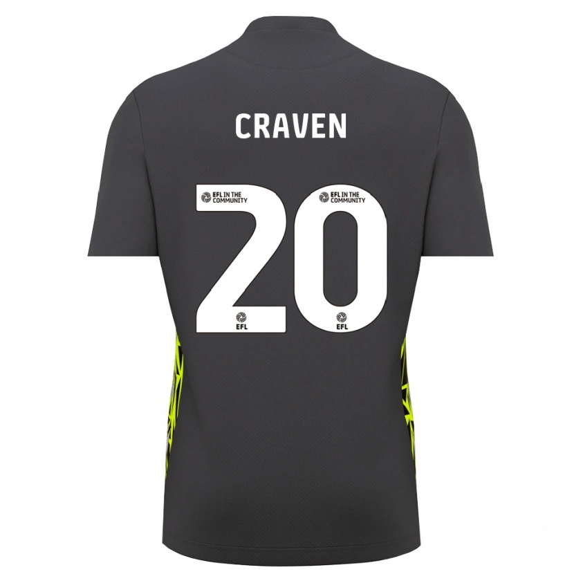 Danxen Criança Lizzie Craven #20 Verde Floresta Cinza Camisola Guarda-Redes 2025/26 Camisa Brasil