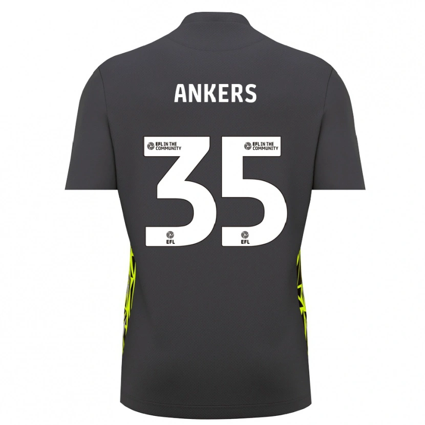 Danxen Criança Chloe Ankers #35 Verde Floresta Cinza Camisola Guarda-Redes 2025/26 Camisa Brasil