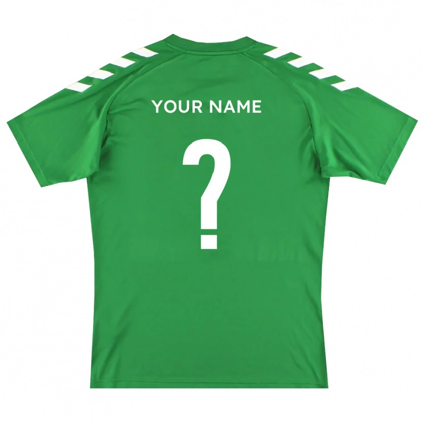 Danxen Criança York City FC Verde Branco Camisola Guarda-Redes 2025/26 Camisa Brasil