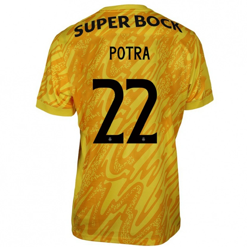 Danxen Criança Catarina Potra #22 Amarelo Laranja Camisola Guarda-Redes 2025/26 Camisa Brasil