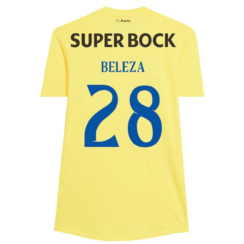 Danxen Criança Tatiana Beleza #28 Amarelo Claro Preto Camisola Guarda-Redes 2025/26 Camisa Brasil