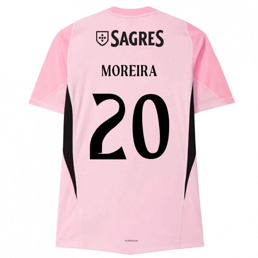 Danxen Criança André Moreira #20 Rosa Preto Camisola Guarda-Redes 2025/26 Camisa Brasil