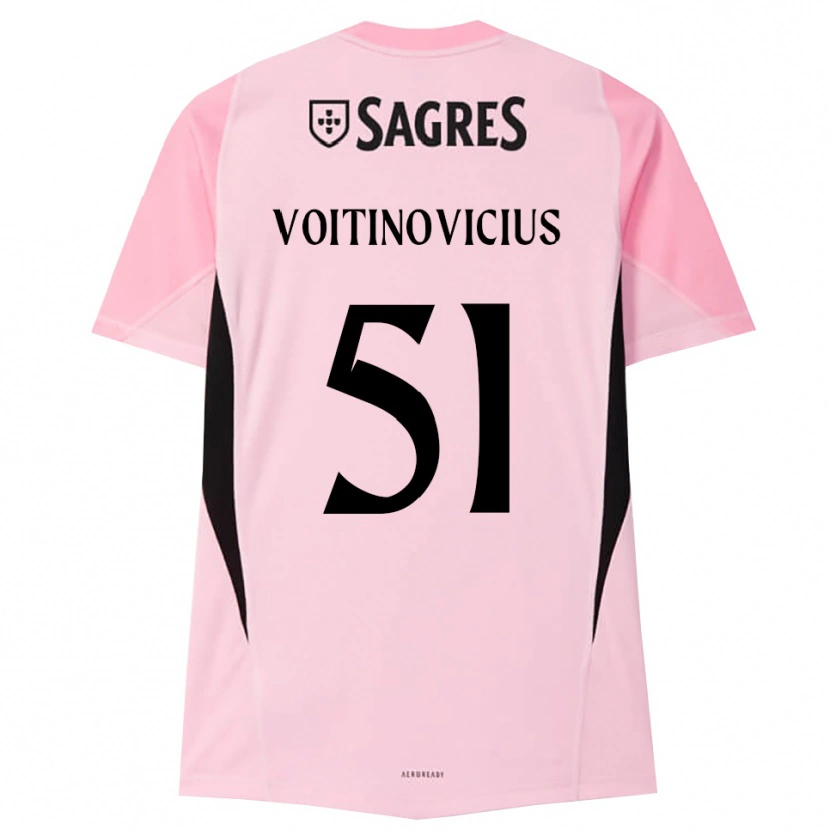 Danxen Criança Arnas Voitinovičius #51 Rosa Preto Camisola Guarda-Redes 2025/26 Camisa Brasil