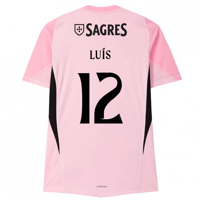 Danxen Criança António Luís #12 Rosa Preto Camisola Guarda-Redes 2025/26 Camisa Brasil