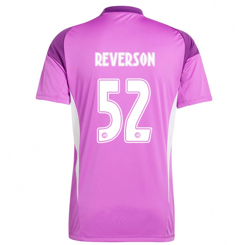 Danxen Criança Paul Reverson #52 Roxo Claro Branco Camisola Guarda-Redes 2025/26 Camisa Brasil