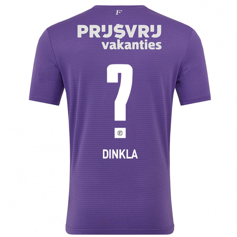 Danxen Criança Claire Dinkla #0 Roxo Branco Camisola Guarda-Redes 2025/26 Camisa Brasil