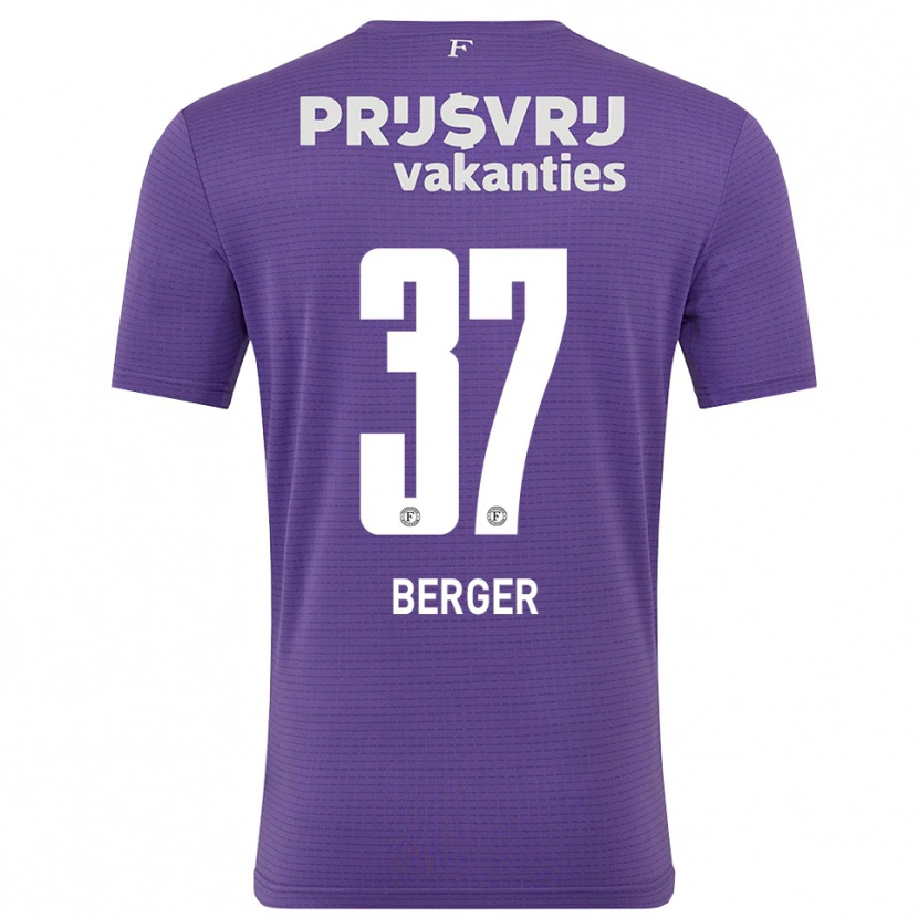 Danxen Criança Mannou Berger #37 Roxo Branco Camisola Guarda-Redes 2025/26 Camisa Brasil