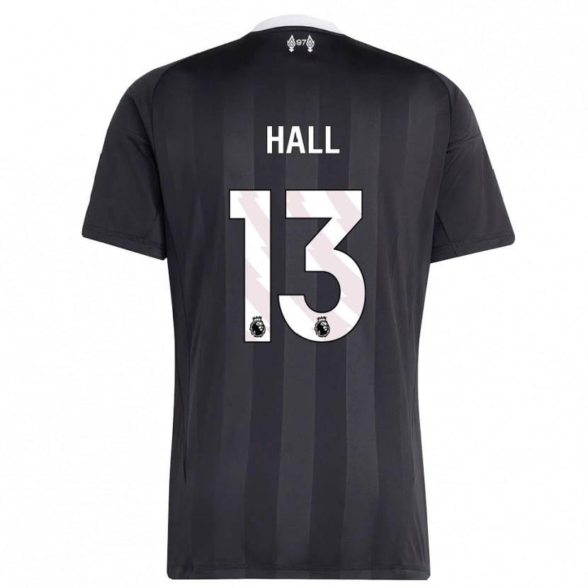 Danxen Criança Bailey Hall #13 Preto Branco Camisola Guarda-Redes 2025/26 Camisa Brasil