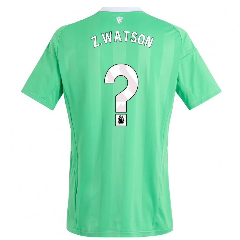 Danxen Criança Zac Watson #0 Verde Esmeralda Camisola Guarda-Redes 2025/26 Camisa Brasil