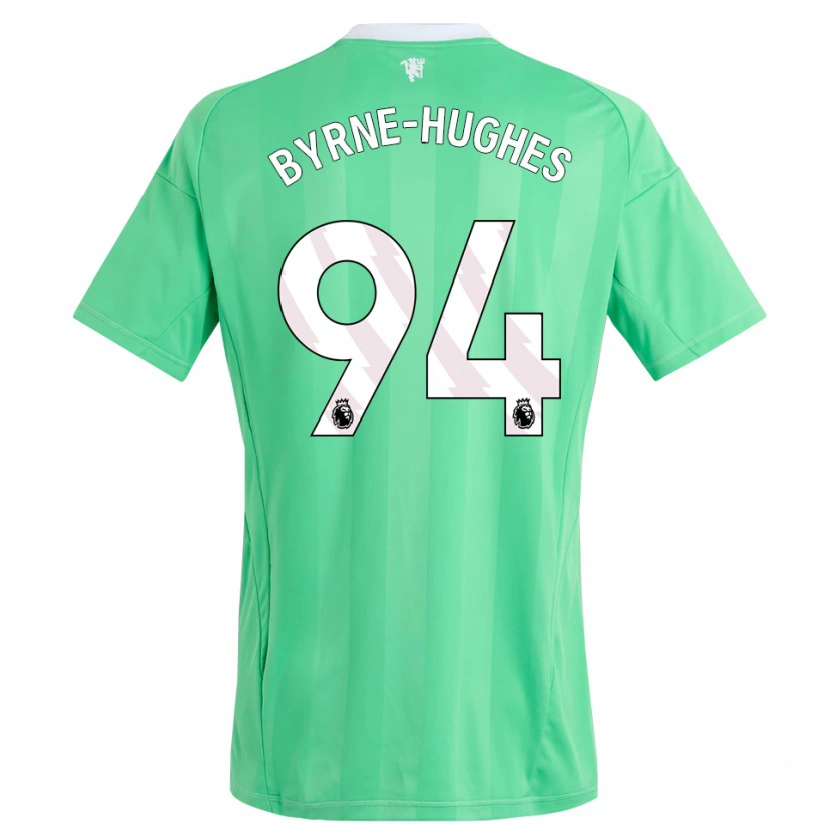 Danxen Criança Cameron Byrne-Hughes #94 Verde Esmeralda Camisola Guarda-Redes 2025/26 Camisa Brasil
