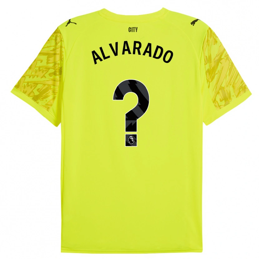 Danxen Criança Lucas Alvarado #0 Amarelo Laranja Preto Camisola Guarda-Redes 2025/26 Camisa Brasil