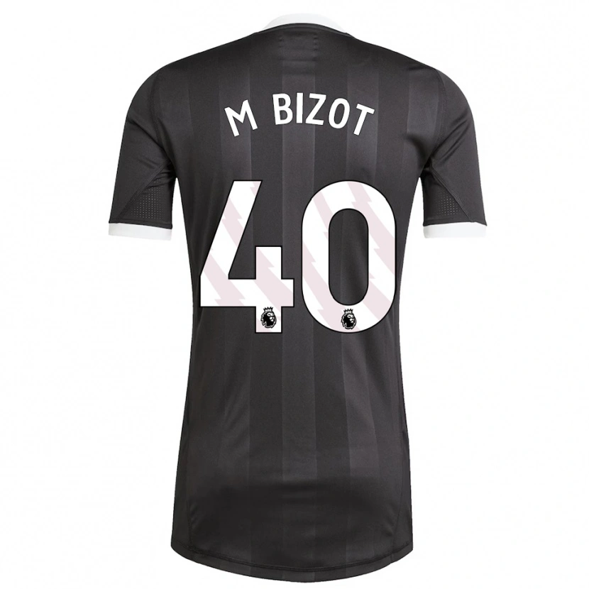 Danxen Criança Marco Bizot #40 Preto Branco Camisola Guarda-Redes 2025/26 Camisa Brasil