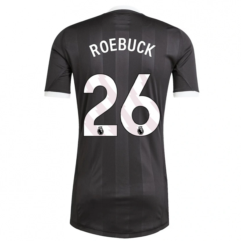 Danxen Criança Ellie Roebuck #26 Preto Branco Camisola Guarda-Redes 2025/26 Camisa Brasil