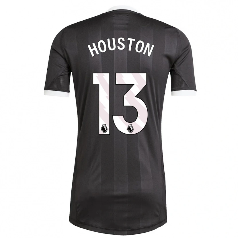 Danxen Criança Theo Houston #13 Preto Branco Camisola Guarda-Redes 2025/26 Camisa Brasil