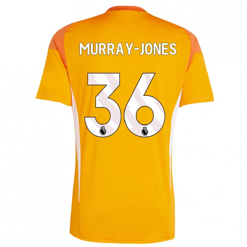 Danxen Criança George Murray-Jones #36 Laranja Branco Camisola Guarda-Redes 2025/26 Camisa Brasil