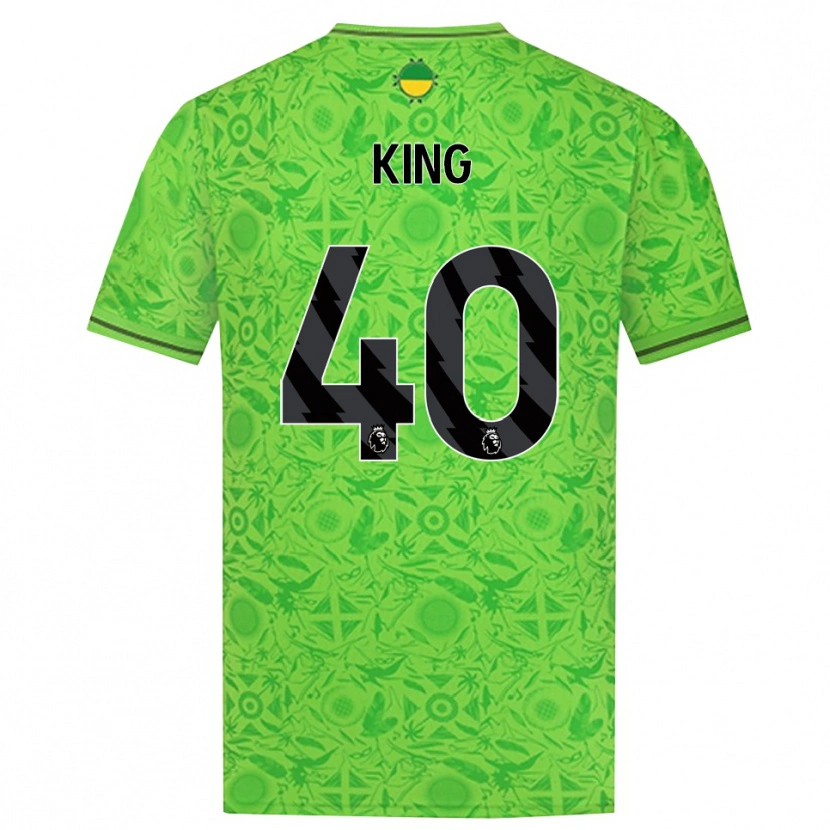 Danxen Criança Tom King #40 Verde Preto Camisola Guarda-Redes 2025/26 Camisa Brasil