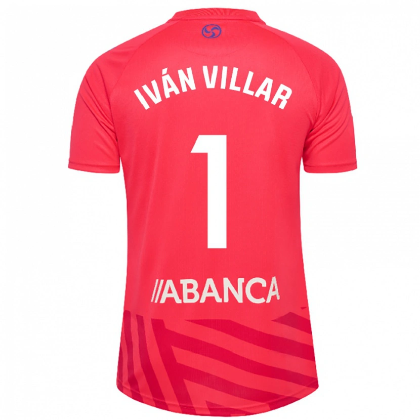 Danxen Criança Iván Villar #1 Vermelho Branco Camisola Guarda-Redes 2025/26 Camisa Brasil