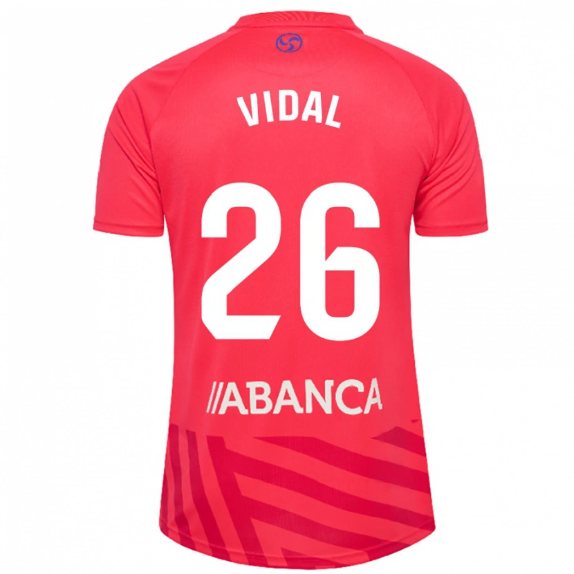 Danxen Criança Marc Vidal #26 Vermelho Branco Camisola Guarda-Redes 2025/26 Camisa Brasil