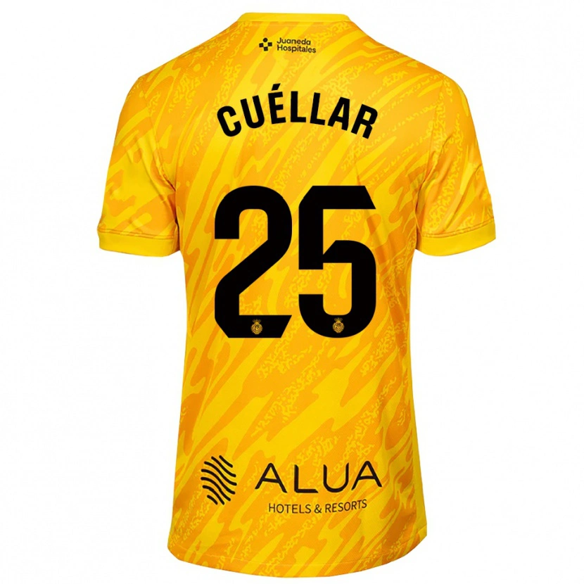 Danxen Criança Iván Cuéllar #25 Laranja Preto Camisola Guarda-Redes 2025/26 Camisa Brasil