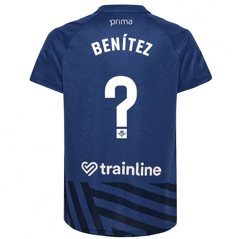 Danxen Criança David Benítez #0 Azul Real Branco Camisola Guarda-Redes 2025/26 Camisa Brasil
