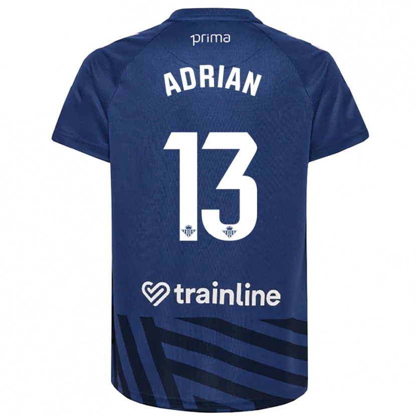 Danxen Criança Adrián #13 Azul Real Branco Camisola Guarda-Redes 2025/26 Camisa Brasil