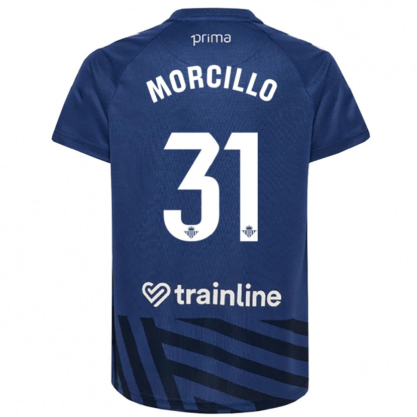 Danxen Criança Ana Morcillo #31 Azul Real Branco Camisola Guarda-Redes 2025/26 Camisa Brasil