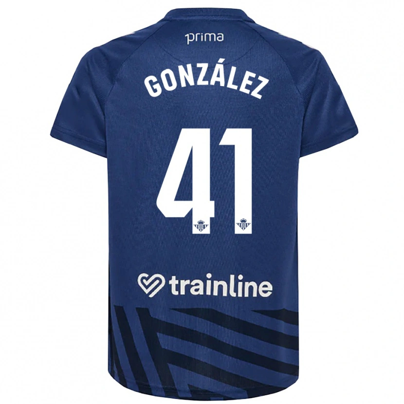 Danxen Criança Manu González #41 Azul Real Branco Camisola Guarda-Redes 2025/26 Camisa Brasil
