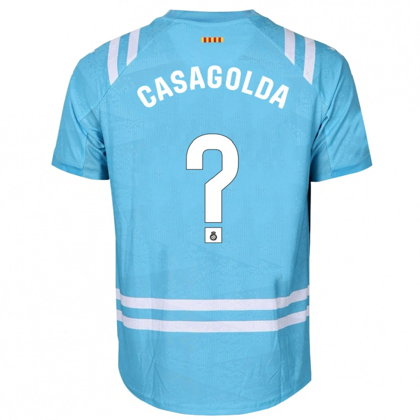 Danxen Criança Pau Casagolda #0 Azul Claro Branco Camisola Guarda-Redes 2025/26 Camisa Brasil