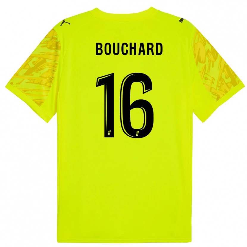 Danxen Criança Ambre Bouchard #16 Verde Fluorescente Preto Camisola Guarda-Redes 2025/26 Camisa Brasil