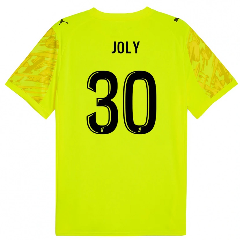 Danxen Criança Blandine Joly #30 Verde Fluorescente Preto Camisola Guarda-Redes 2025/26 Camisa Brasil