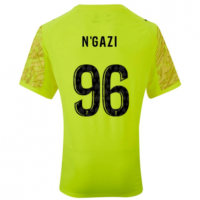 Danxen Criança Chloé N'gazi #96 Verde Fluorescente Preto Camisola Guarda-Redes 2025/26 Camisa Brasil