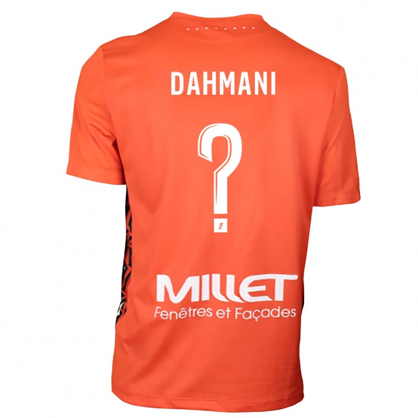 Danxen Criança Waël Dahmani #0 Laranja Branco Camisola Guarda-Redes 2025/26 Camisa Brasil