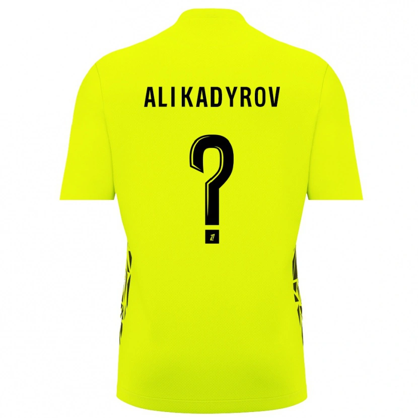 Danxen Criança Tourpal Ali Kadyrov #0 Verde Fluorescente Camisola Guarda-Redes 2025/26 Camisa Brasil