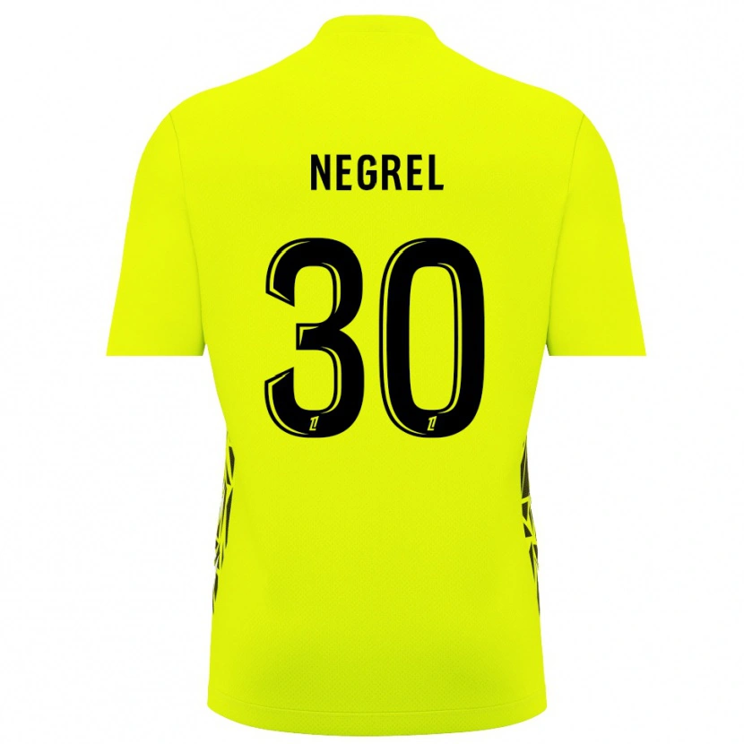 Danxen Criança Tom Negrel #30 Verde Fluorescente Camisola Guarda-Redes 2025/26 Camisa Brasil