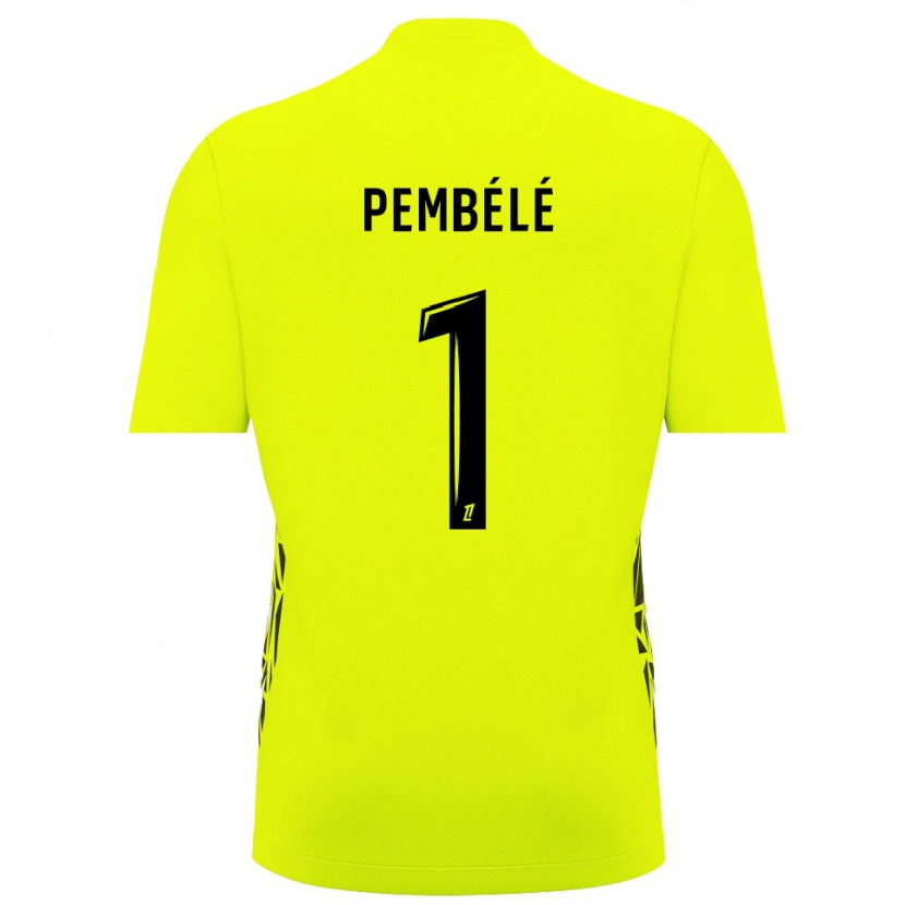 Danxen Criança Willange Pembélé #1 Verde Fluorescente Camisola Guarda-Redes 2025/26 Camisa Brasil