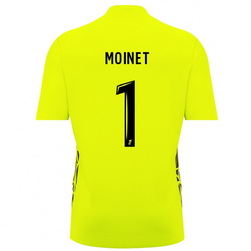 Danxen Criança Victor Moinet #1 Verde Fluorescente Camisola Guarda-Redes 2025/26 Camisa Brasil