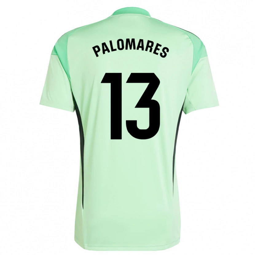 Danxen Criança Juanpa Palomares #13 Verde Claro Preto Camisola Guarda-Redes 2025/26 Camisa Brasil