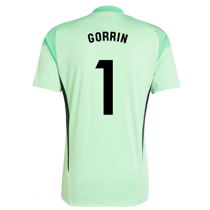 Danxen Criança Ale Gorrin #1 Verde Claro Preto Camisola Guarda-Redes 2025/26 Camisa Brasil